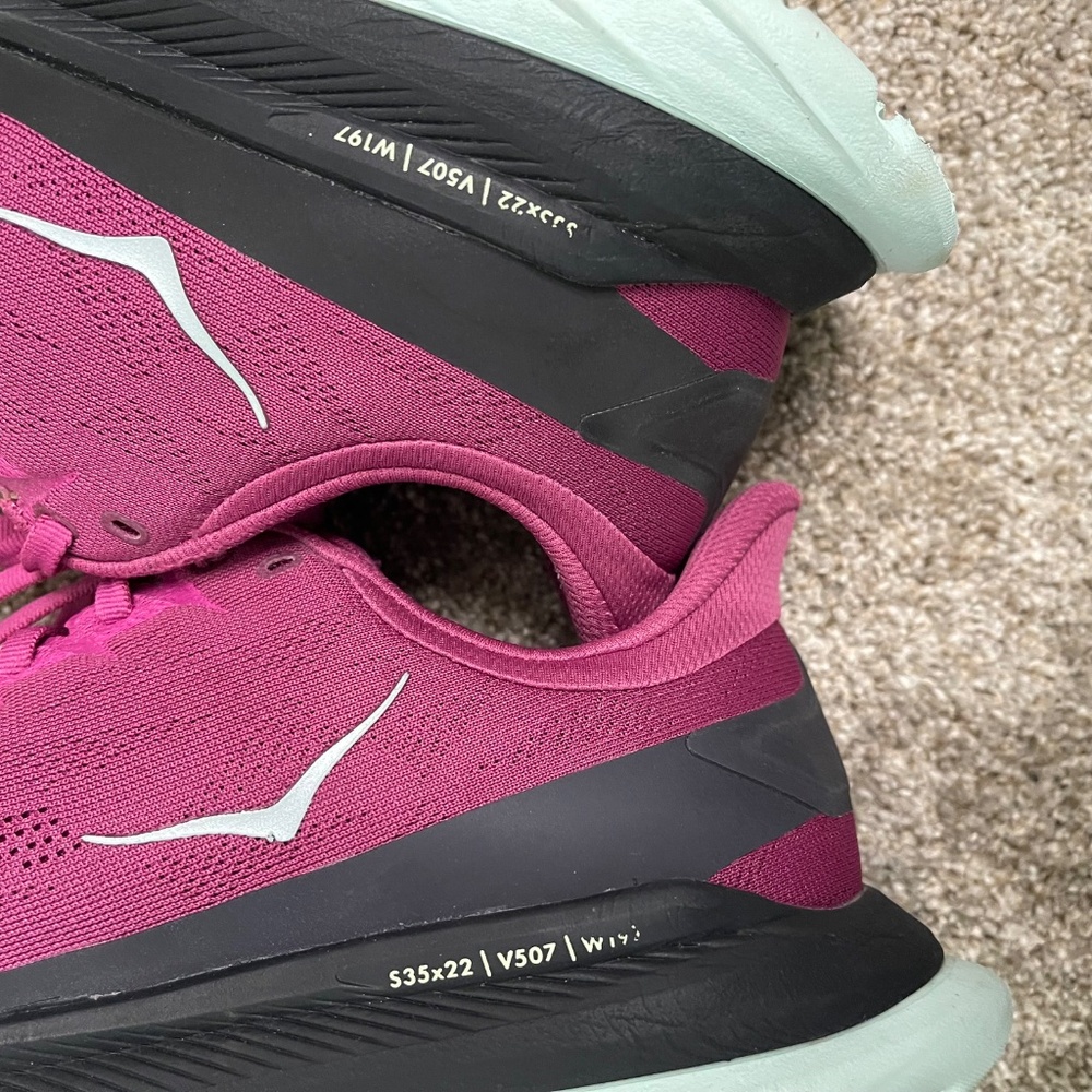 Hoka Mach 4 Road Running Shoes Fuchsia Women’s Size 9.5 US - Picture 10 of 13